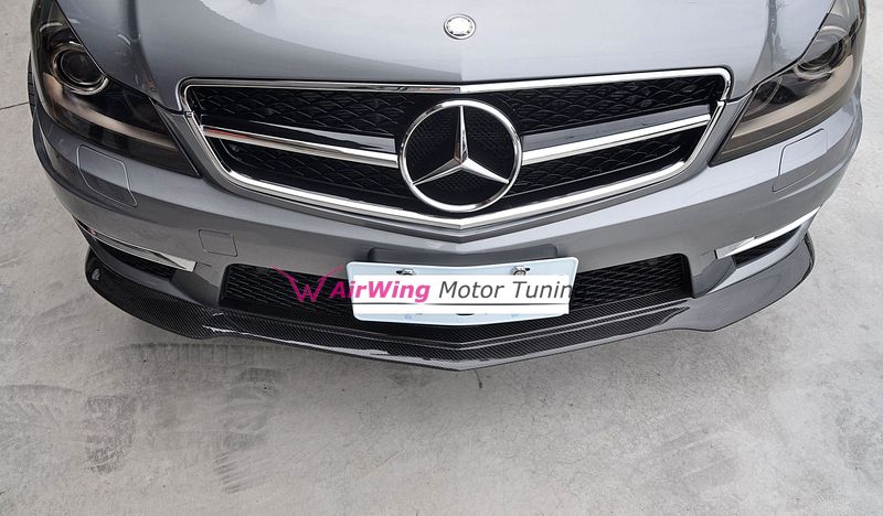 W204 C63 Black Series front lip 1